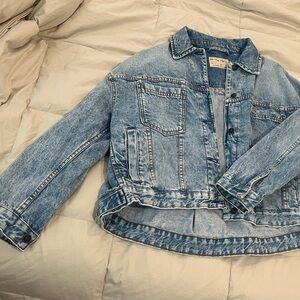 We The Free Light Blue Jean Jacket